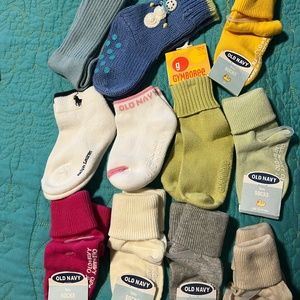 10 Pairs of NEW Socks for Toddler Girls SIZES 12-24 Months